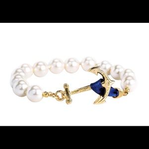 KJP Pearl Anchor Bracelet